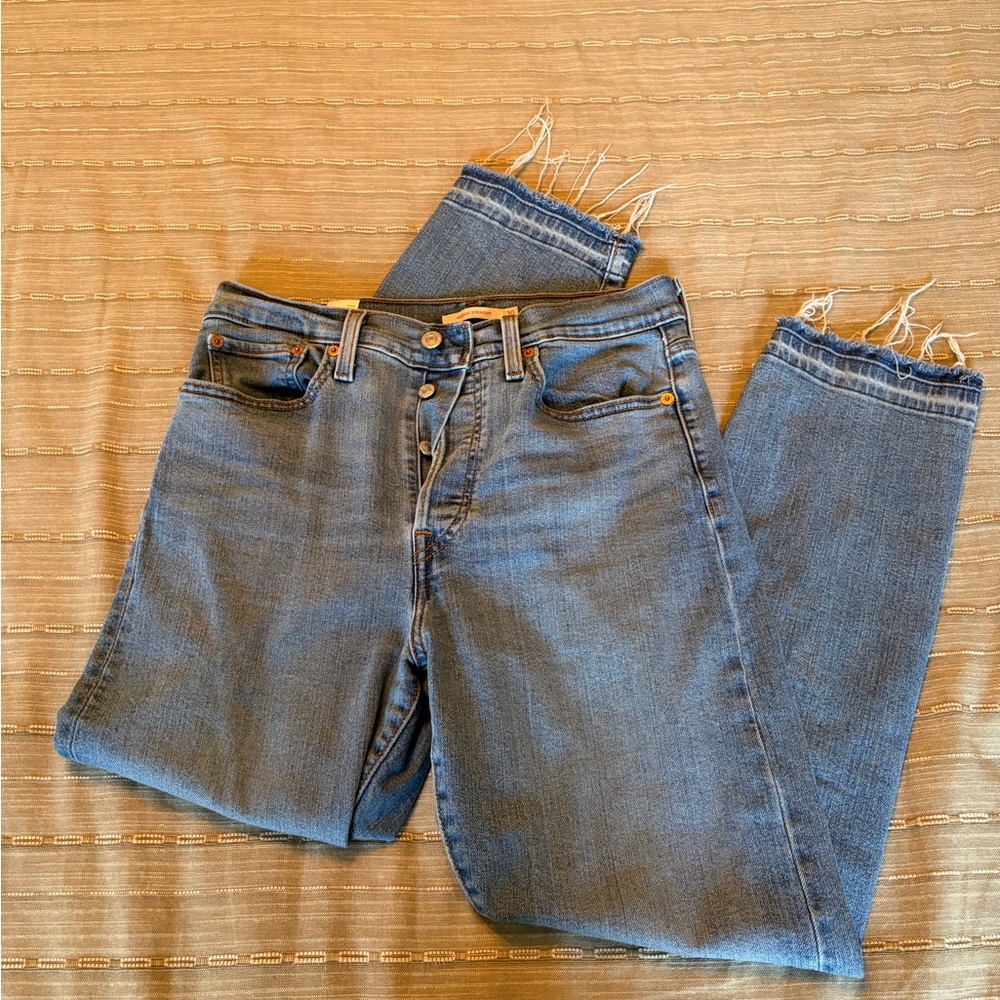 Levi’s Casual Light Blue Wedgie Straight Women's Jeans